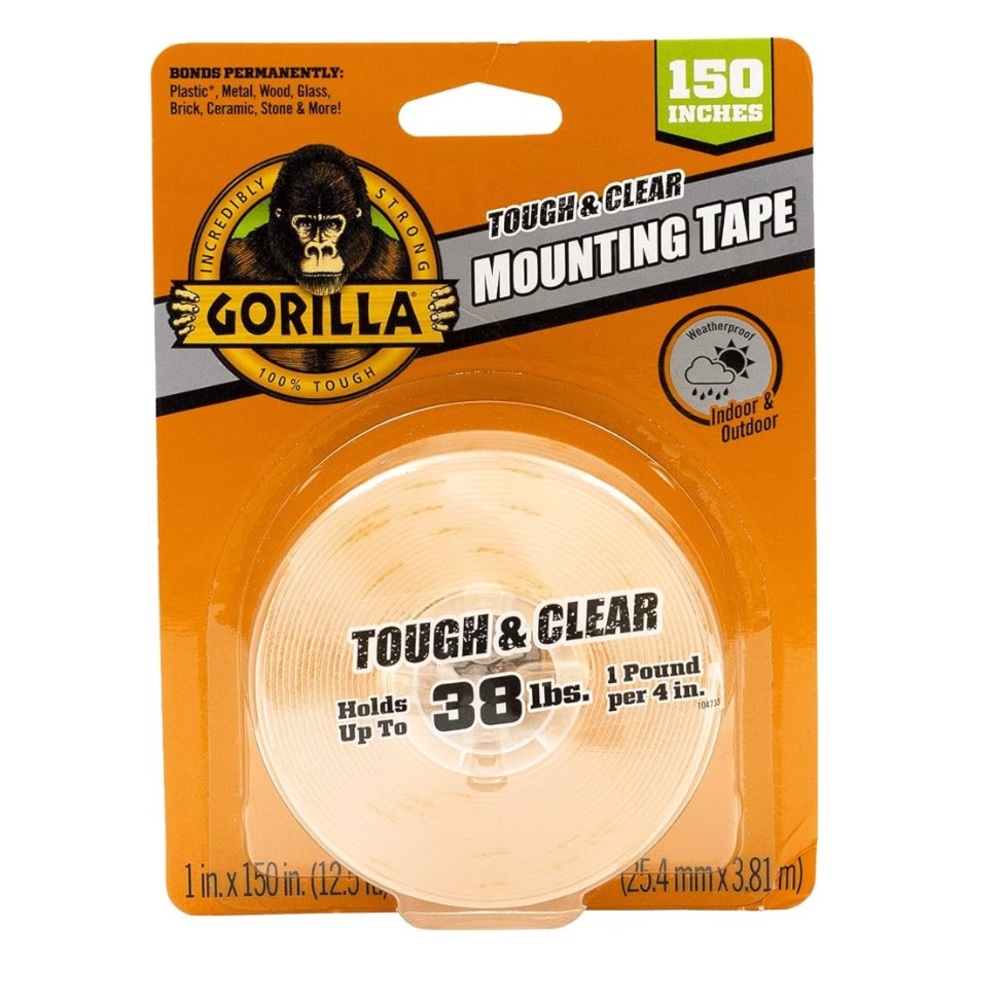 Gorilla Glue Tough & Clear Double Sided Mounting Tape